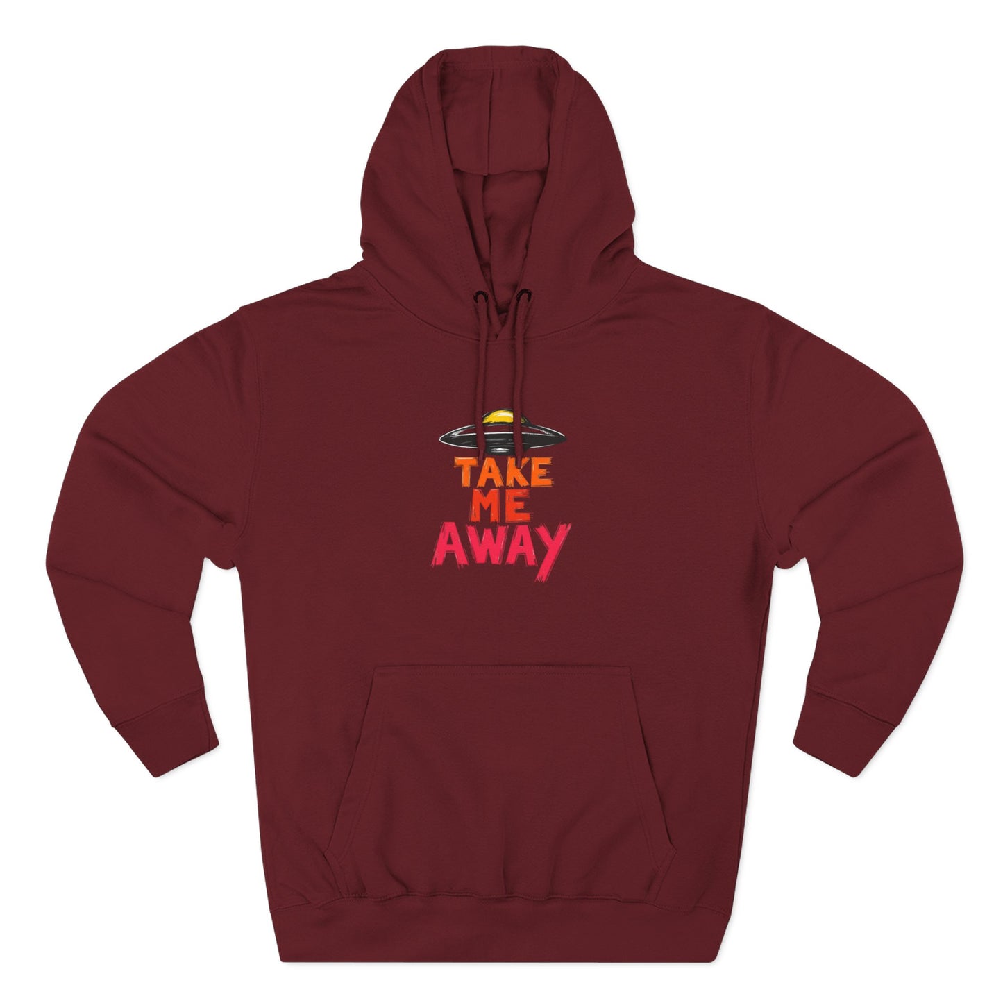 Take Me Away Hoodie — UFO Alien Abduction Graphic Pullover