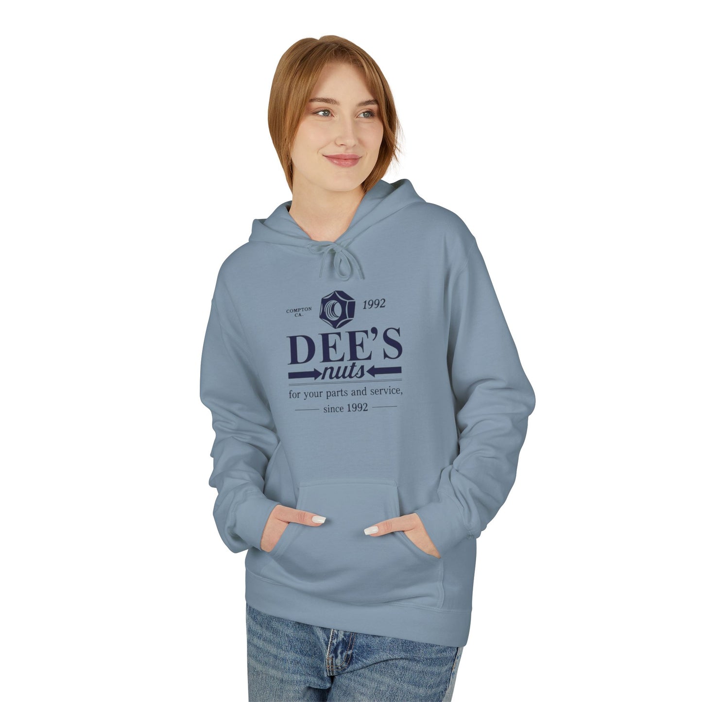 Hoodie - Dee's Vintage Logo Casual Pullover