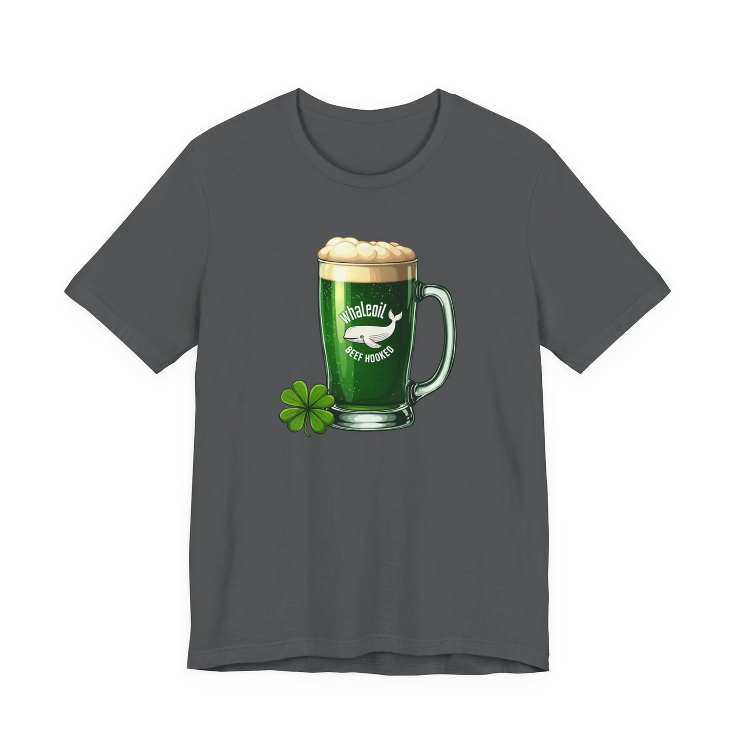 St. Patrick's Day Green Beer T-Shirt — Lucky Shamrock Pint Graphic Tee