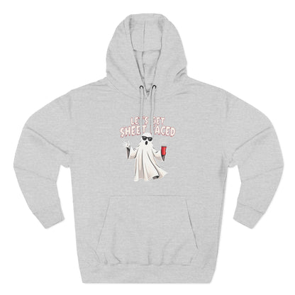 Let's Get Sheet-Faced Hoodie — Funny Ghost Halloween Pullover