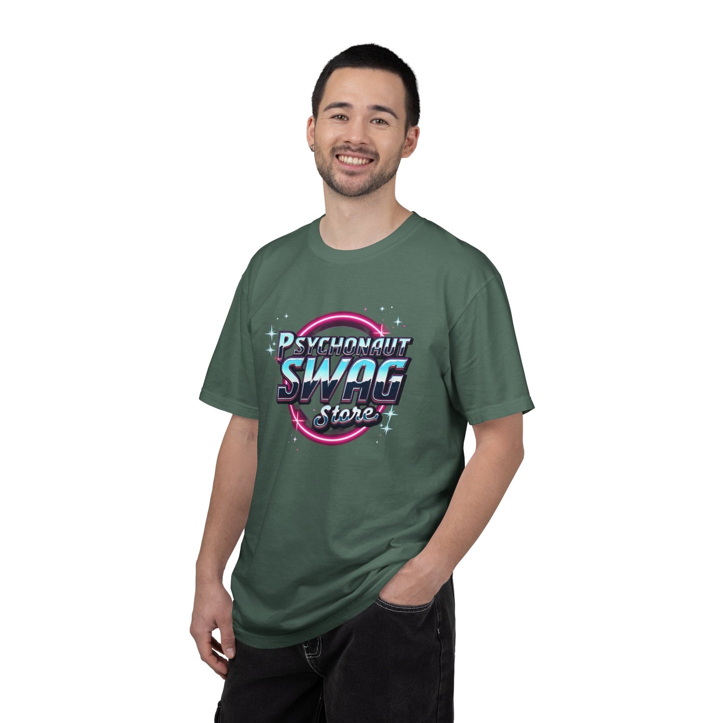 Retro 'Psychonaut SWAG Store' Graphic T-Shirt