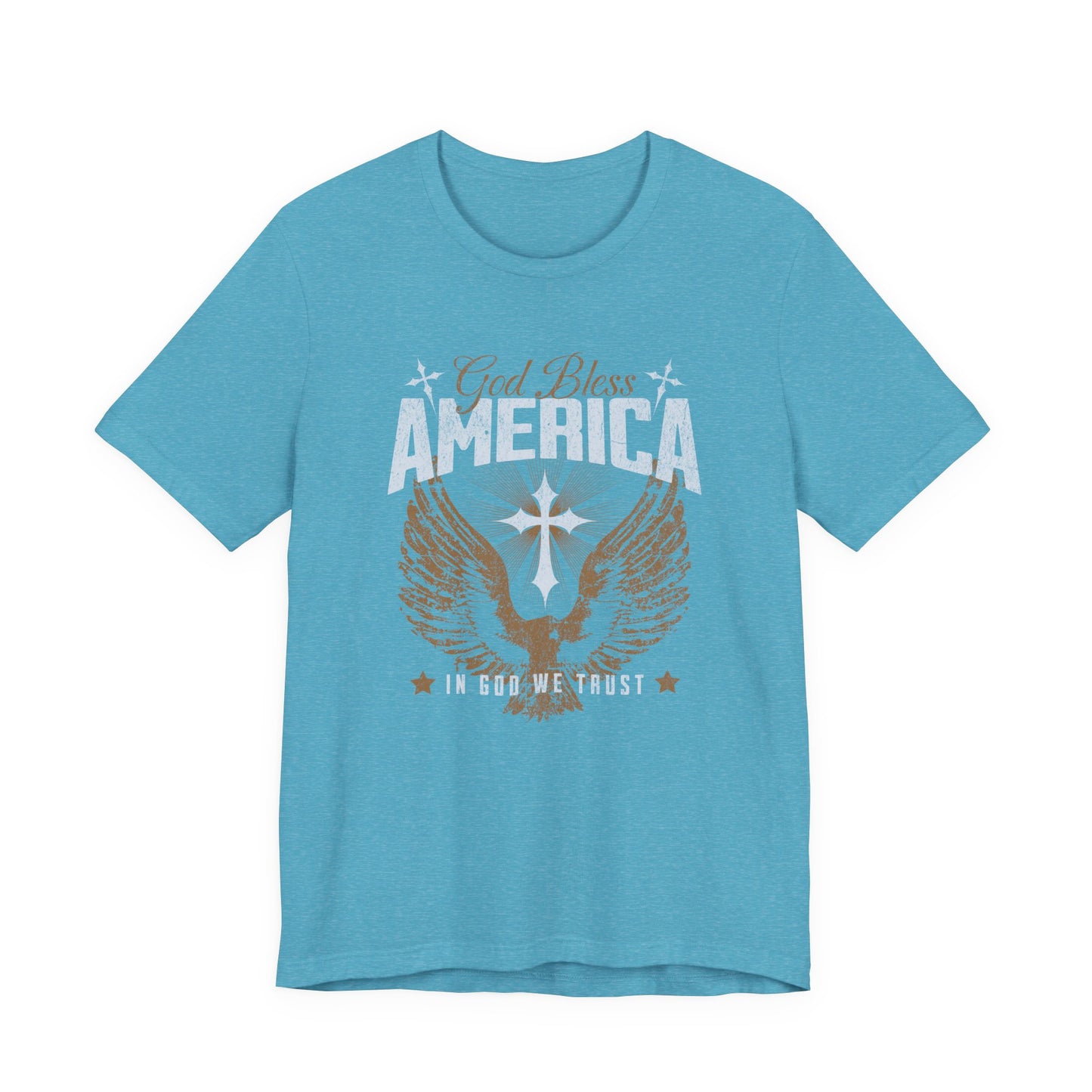 God Bless America Eagle T-Shirt — Patriotic Fourth of July Tee