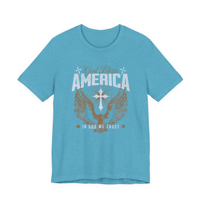 God Bless America Eagle T-Shirt — Patriotic Fourth of July Tee