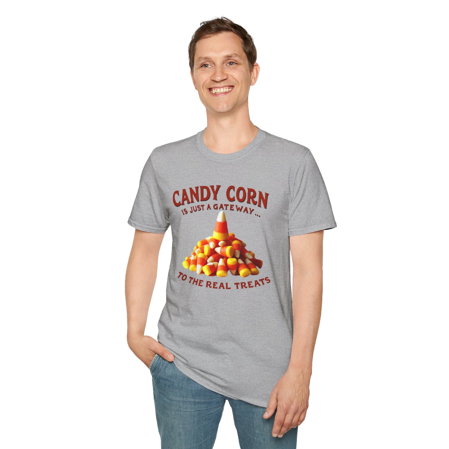 Candy Corn Is Just a Gateway T-Shirt — Funny Halloween Candy Tee