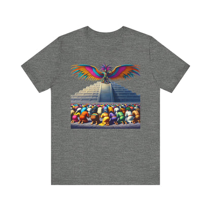 Feathered Serpent, Unisex Jersey Short Sleeve Tee - Psychonaut Swag