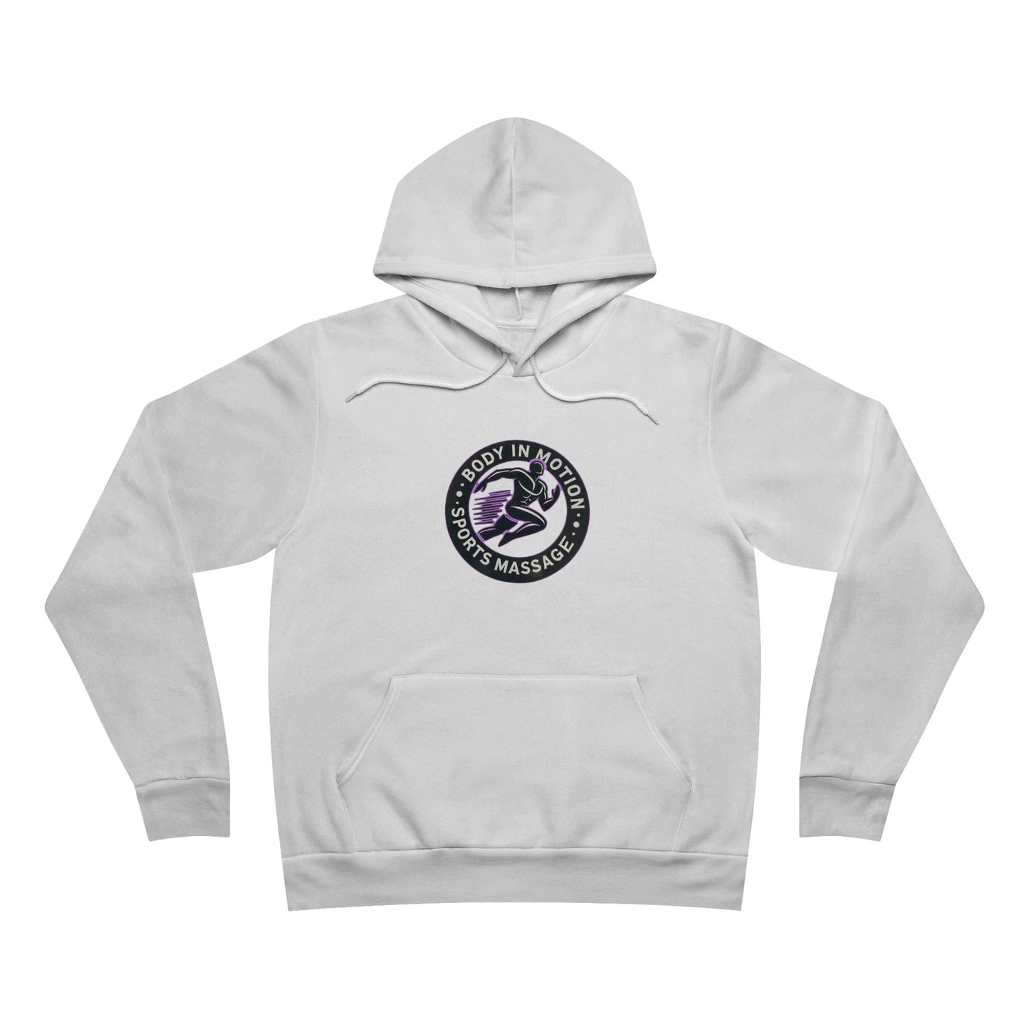 Sports Massage, Retro Floral Moon Hoodie — 'Stay Wild' Chest Logo Pullover