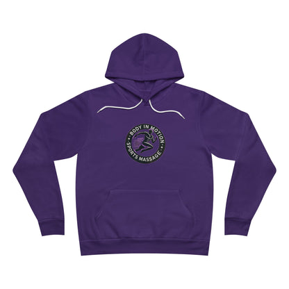 Sports Massage, Retro Floral Moon Hoodie — 'Stay Wild' Chest Logo Pullover