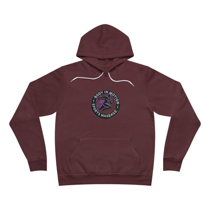 Sports Massage, Retro Floral Moon Hoodie — 'Stay Wild' Chest Logo Pullover