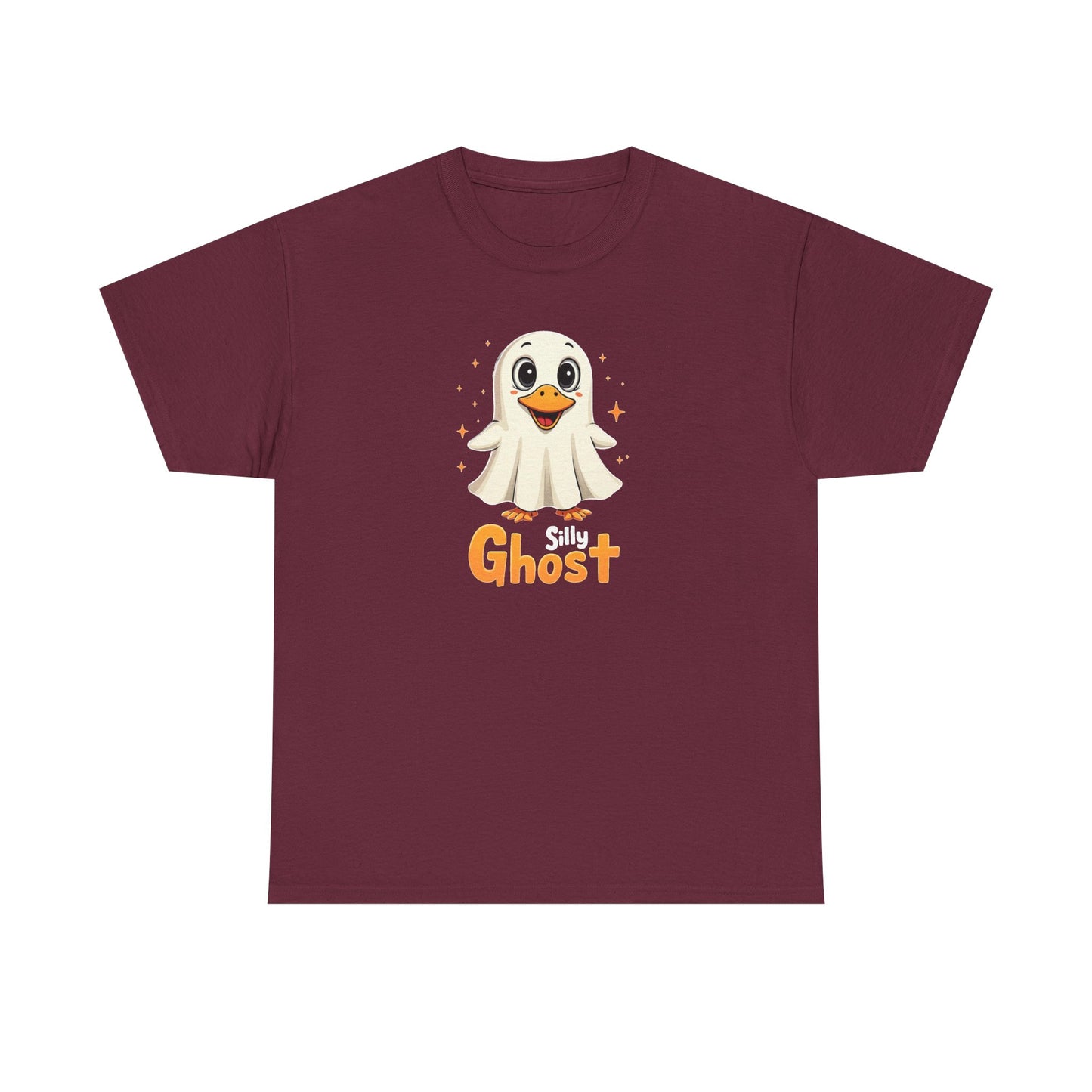 Silly Ghost T‑Shirt — Cute Halloween Ghost Tee for Kids & Adults