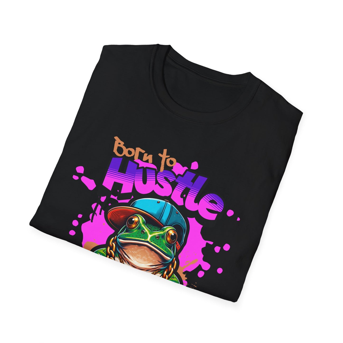 Hustle Frog, Unisex Softstyle T-Shirt