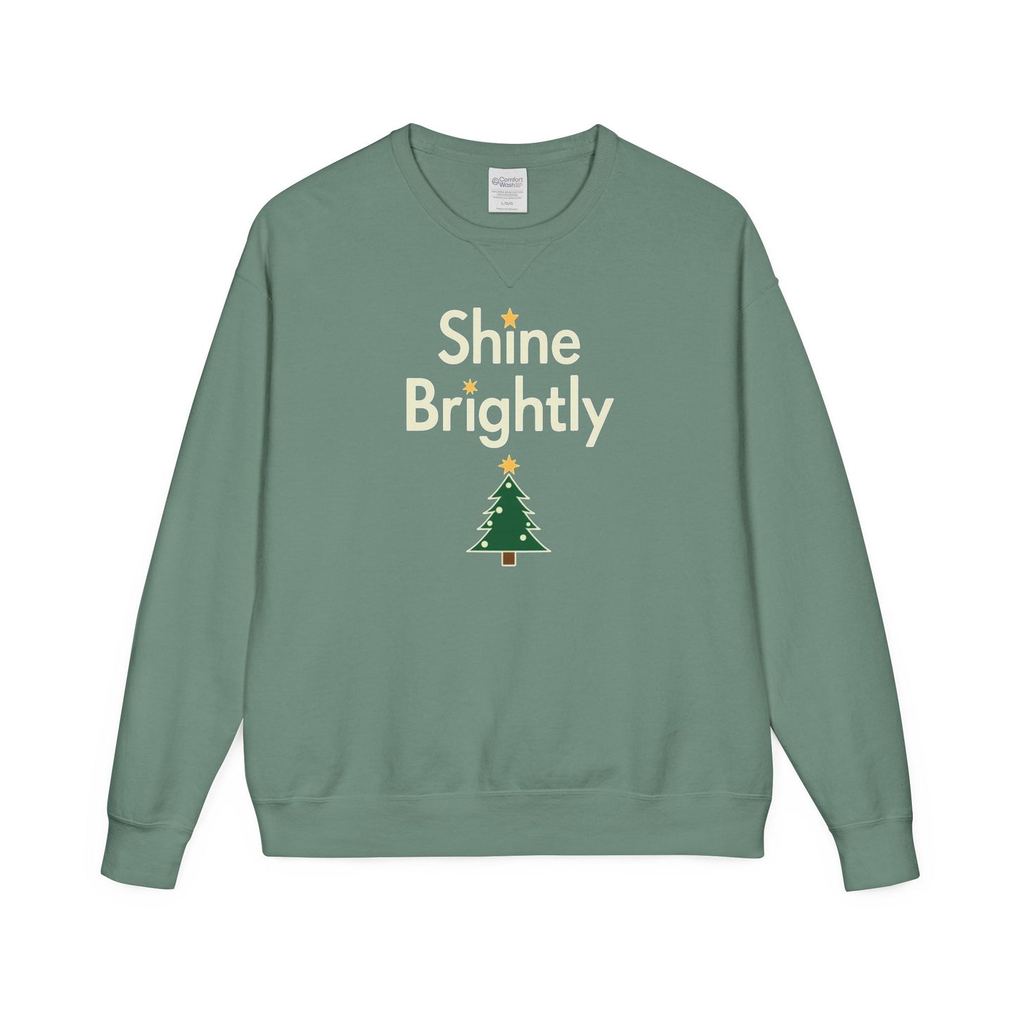 Christmas Tree sweater, Unisex ComfortWash® Garment Dyed Crewneck Sweatshirt