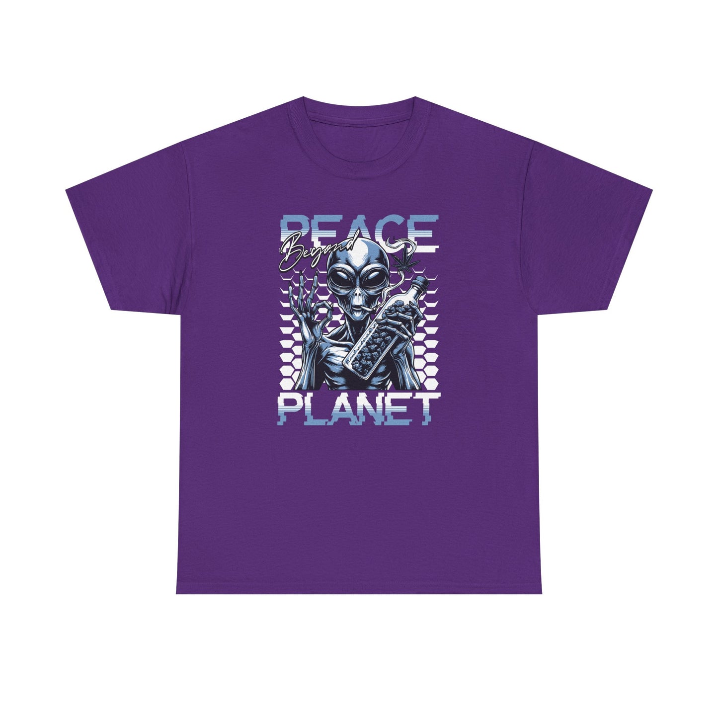 Peace Planet Alien T‑Shirt — Retro Sci‑Fi Graphic Tee