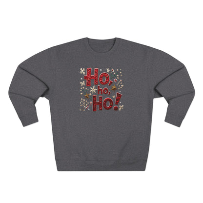 Ho Ho Ho! Christmas Crewneck Sweatshirt – Festive Holiday Sweater