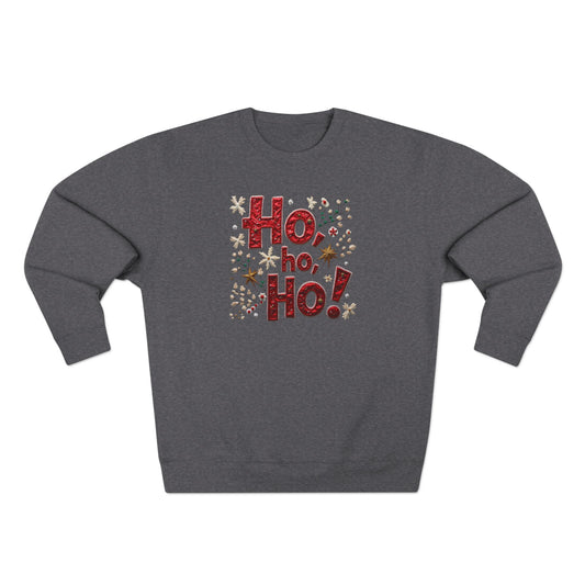 Ho Ho Ho! Christmas Crewneck Sweatshirt – Festive Holiday Sweater