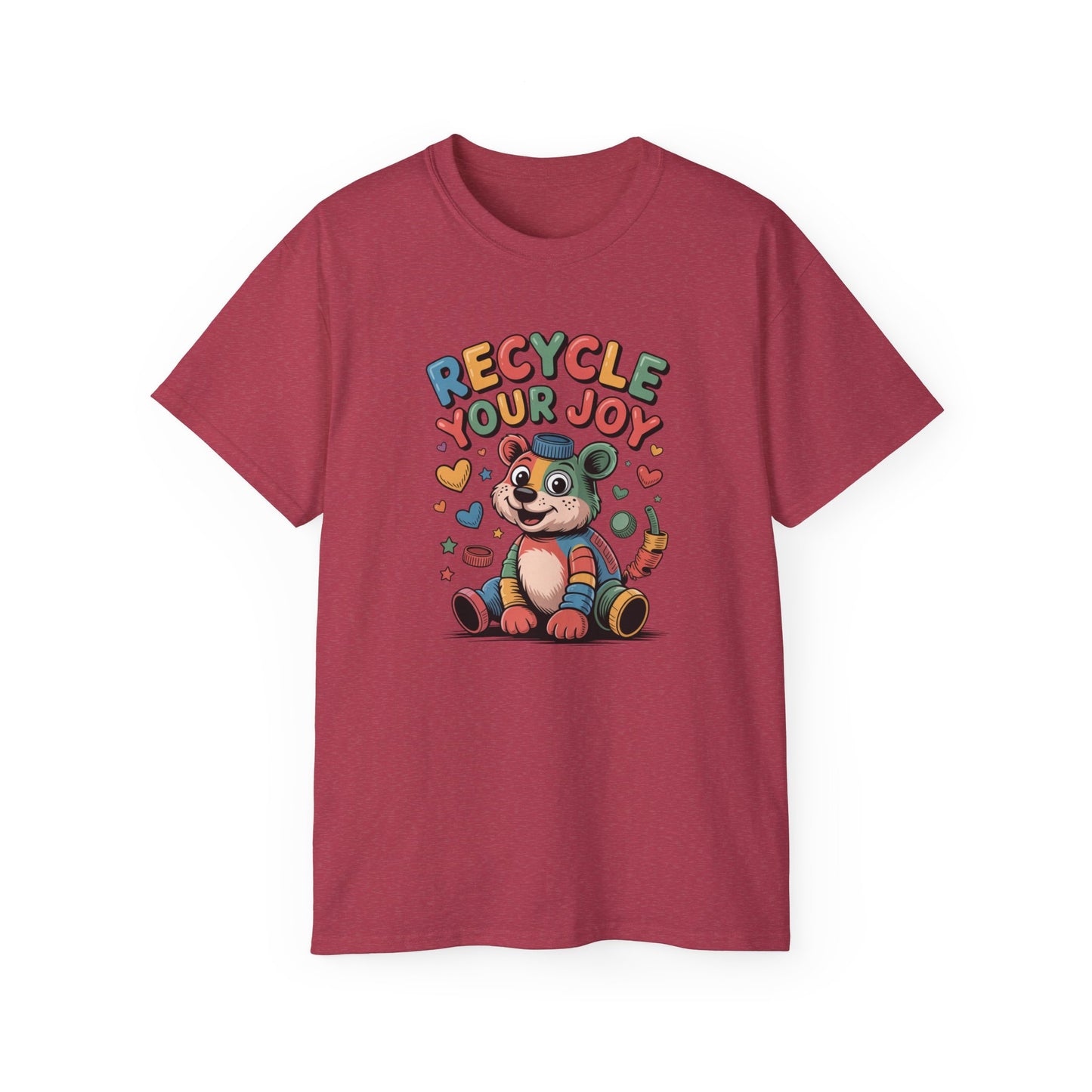 Recycle Your Joy Panda Tee — Cute Eco-Friendly Positive Message T-Shirt