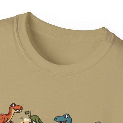 'Pre-Hysterical' Dinosaur Unisex Tee - Fun Cotton Shirt for Dinosaurs Lovers - Psychonaut Swag