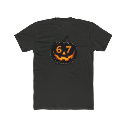 Halloween Jack-O'-Lantern Tee — 6/7 Pumpkin Graphic Shirt