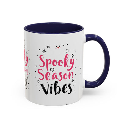 Spooky Season Vibes Accent Coffee Mug (Halloween 11/15oz)