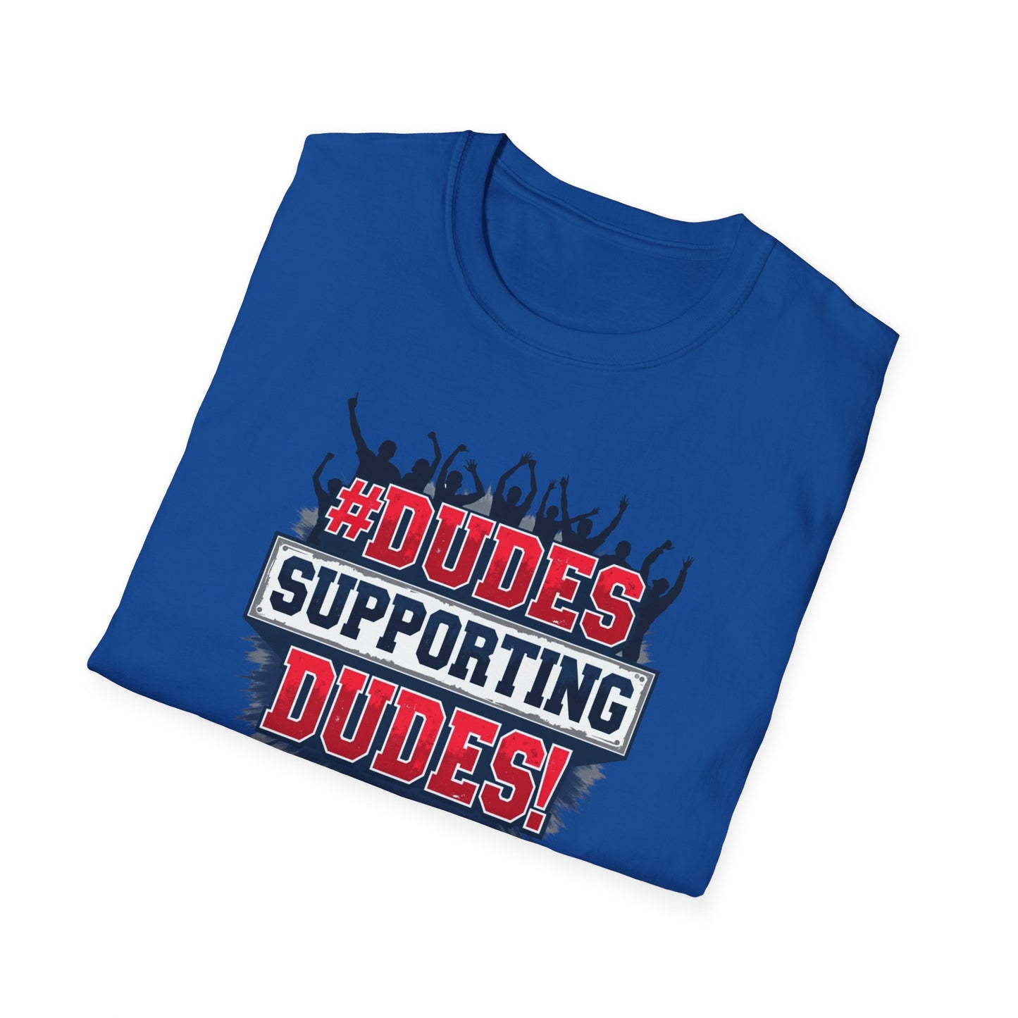 Dudes Supporting Dudes T-Shirt — Pride & Ally Support Graphic Tee