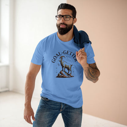 Goal-Getter Goat, Capricorn T-Shirt – Motivational Mountain Climber Tee