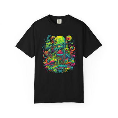 Psychedelic Dream Graphic T-Shirt — Sticky Trippy Art Tee