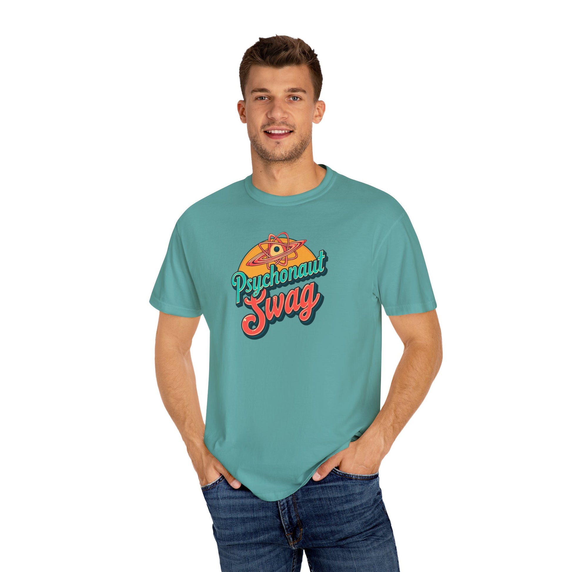 Psychonaut Swag, Atom tee shirt, Psychedelic T-Shirt | Retro Psychonaut Swag Tee | Unique Gift for Festival Lovers, Casual Wear, Art Enthusiasts, Unisex Apparel - Psychonaut Swag