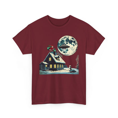 Christmas Santa UFO, Unisex Tee