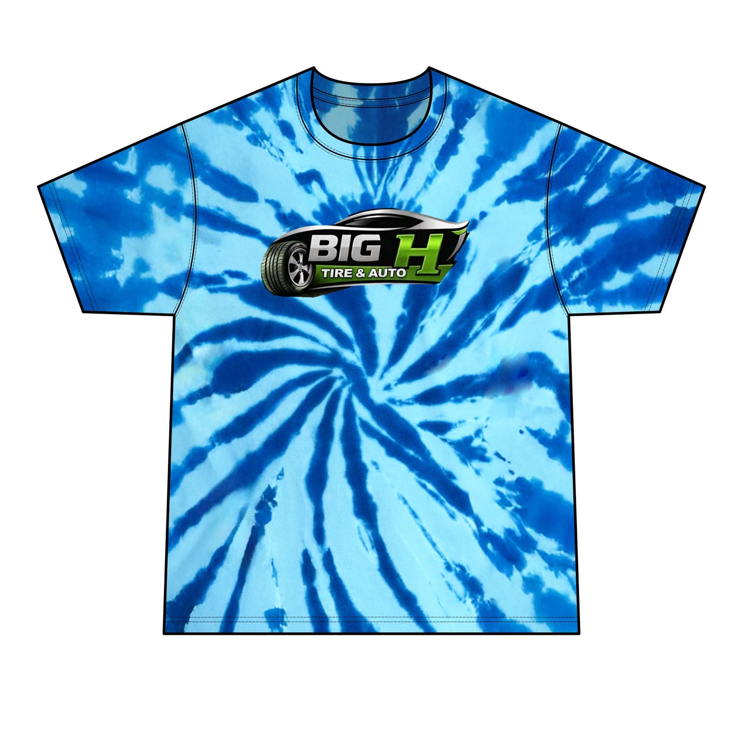 Mechanic Big H, Men's Tie-Dye Tee
