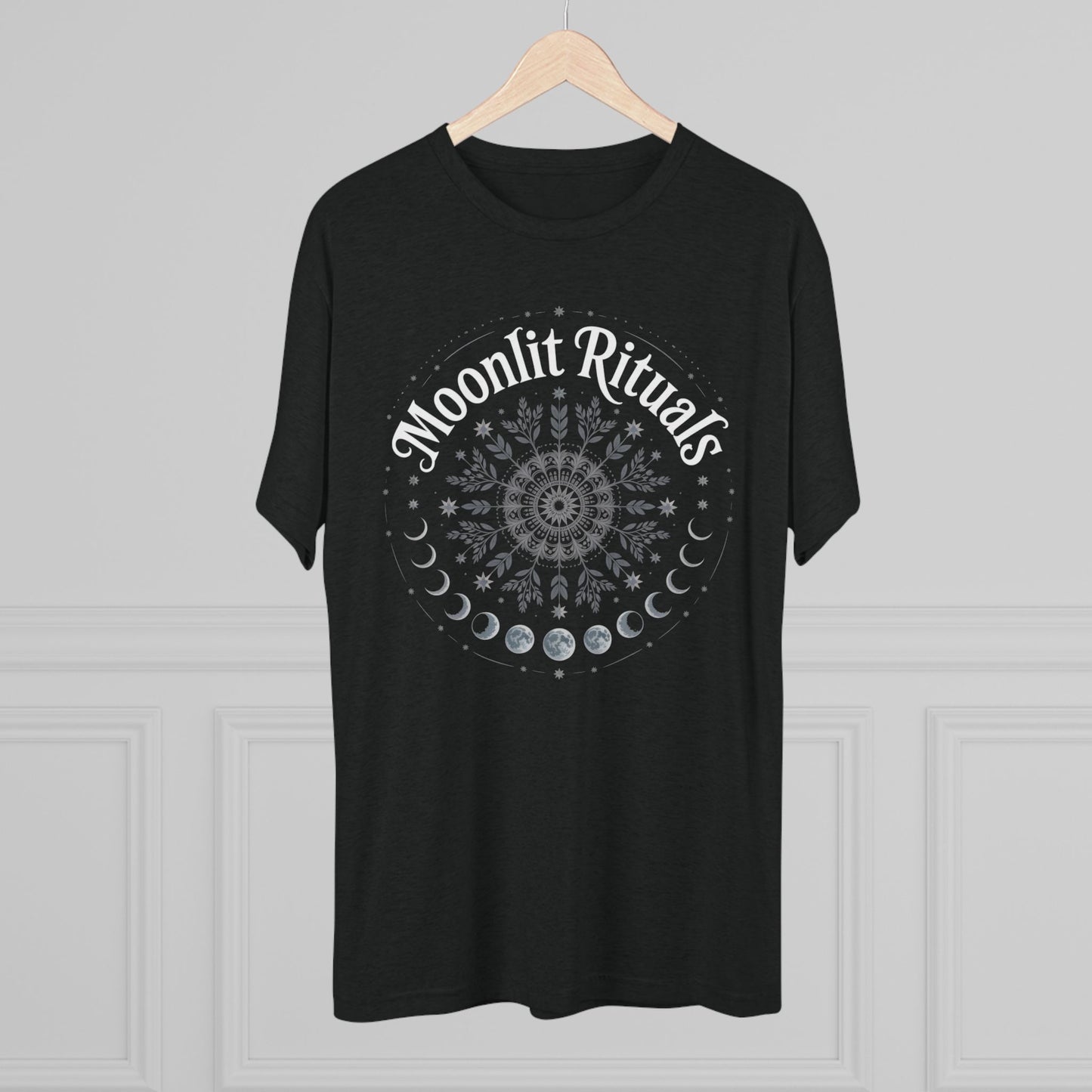 Moonlit Rituals Tee — Crescent Moon Phases Graphic T-Shirt