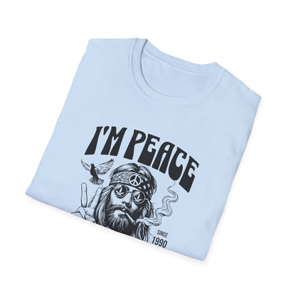 Peaceful Stoner, Unisex Softstyle T-Shirt