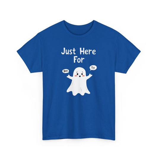 Cute Boo, Unisex Heavy Cotton Tee - Perfect for Self-Love, Gift, Casual Wear, Birthdays, or Relaxation