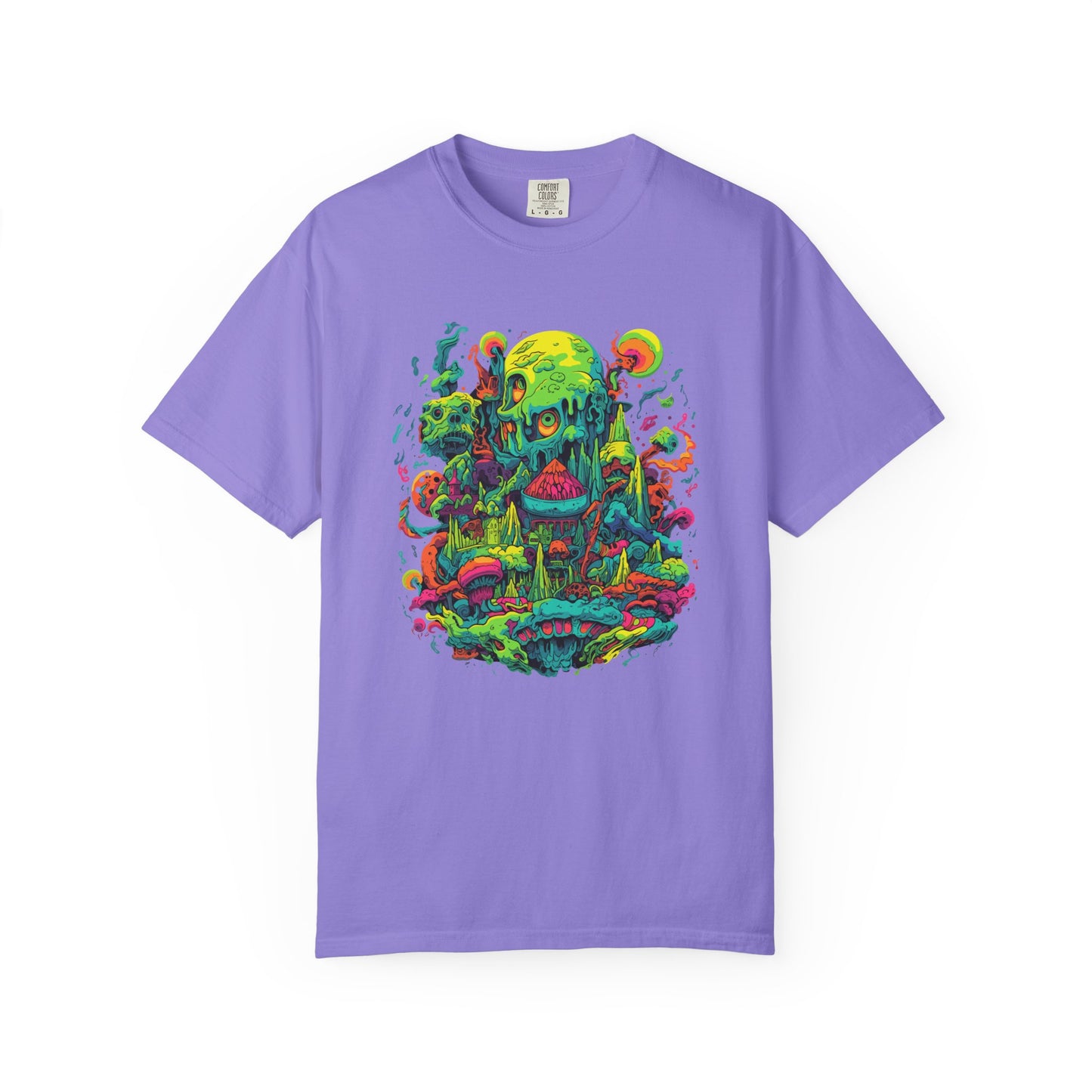 Psychedelic Dream Graphic T-Shirt — Sticky Trippy Art Tee