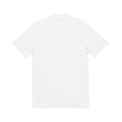 Sports Massage, Embroidered Crest Polo Shirt — Classic White Chest Logo