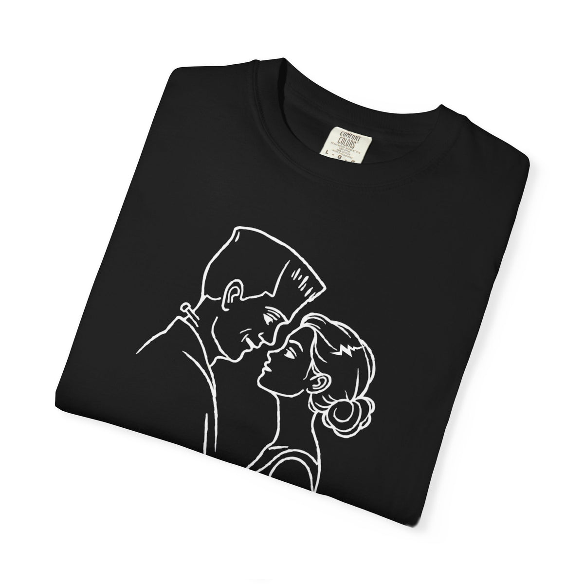 A Marriage So Strong it’s Scary Tee – Minimal Romantic Monster T-Shirt