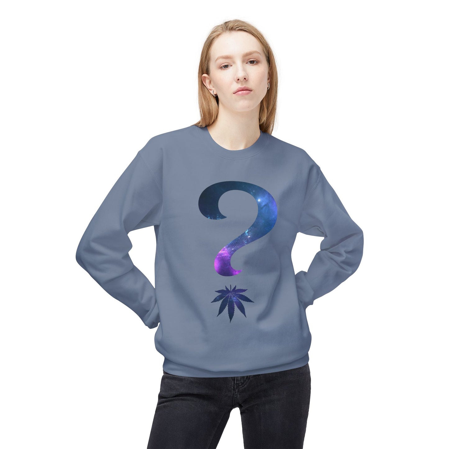 Weedaker, Unisex Midweight Softstyle Fleece Crewneck Sweatshirt