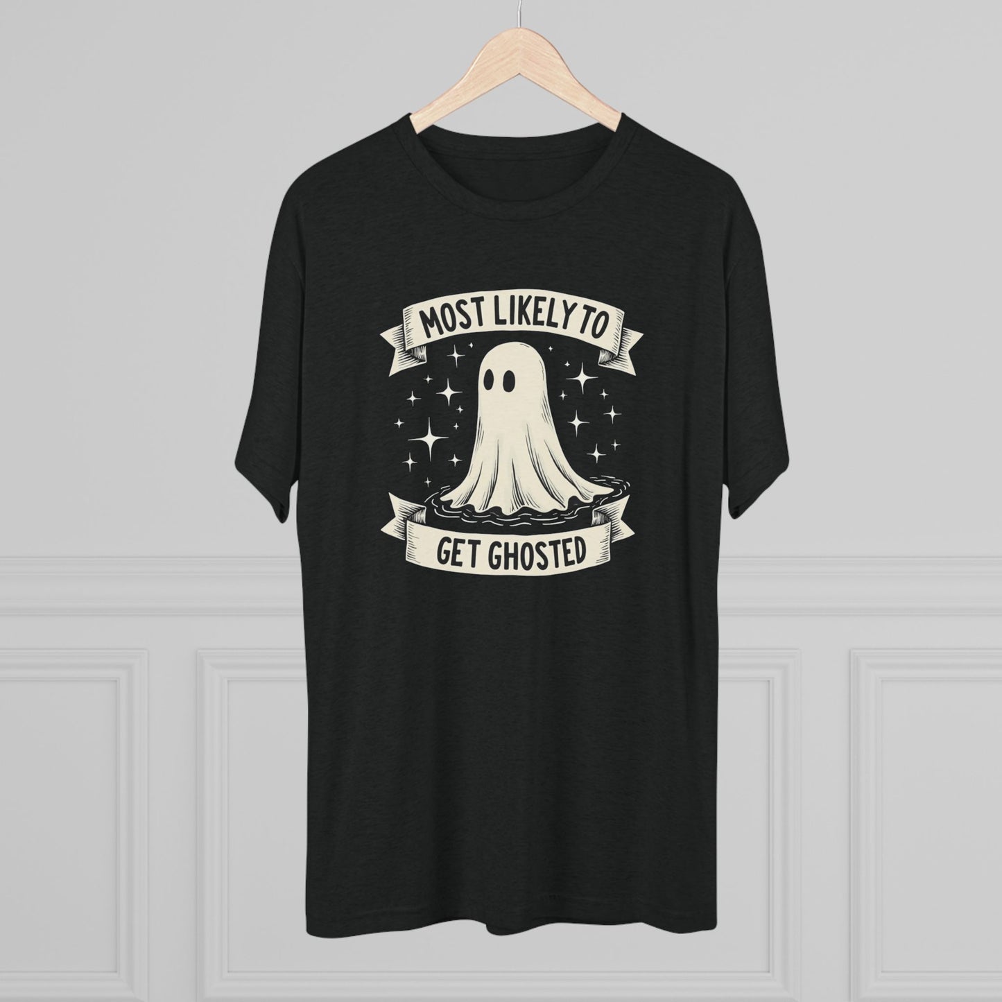 Most Likely To Get Ghosted T-Shirt — Cute Retro Ghost Halloween Tee