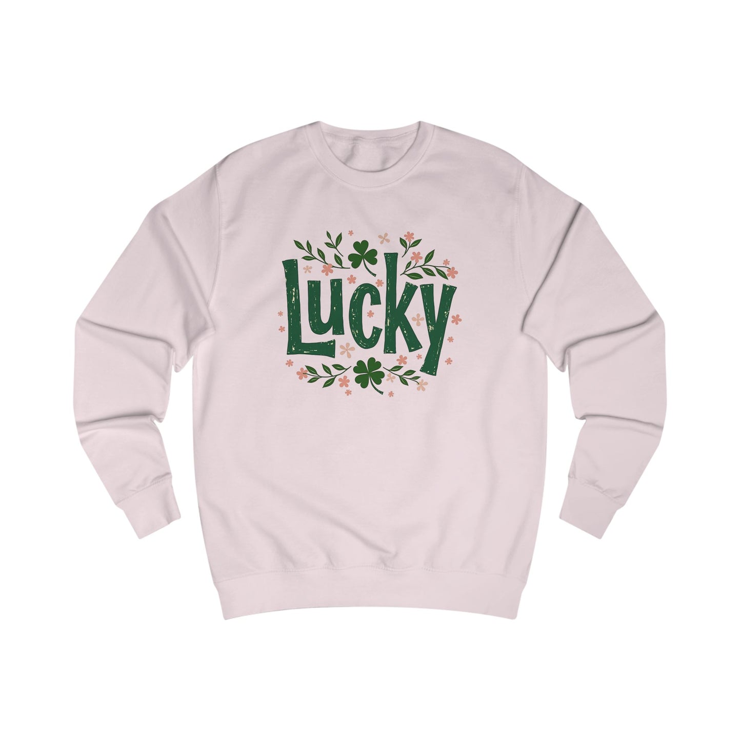 Lucky Shamrock Sweatshirt — St. Patrick's Day Green 'Lucky' Crewneck