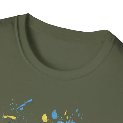 Split Skulls, Unisex Softstyle T-Shirt