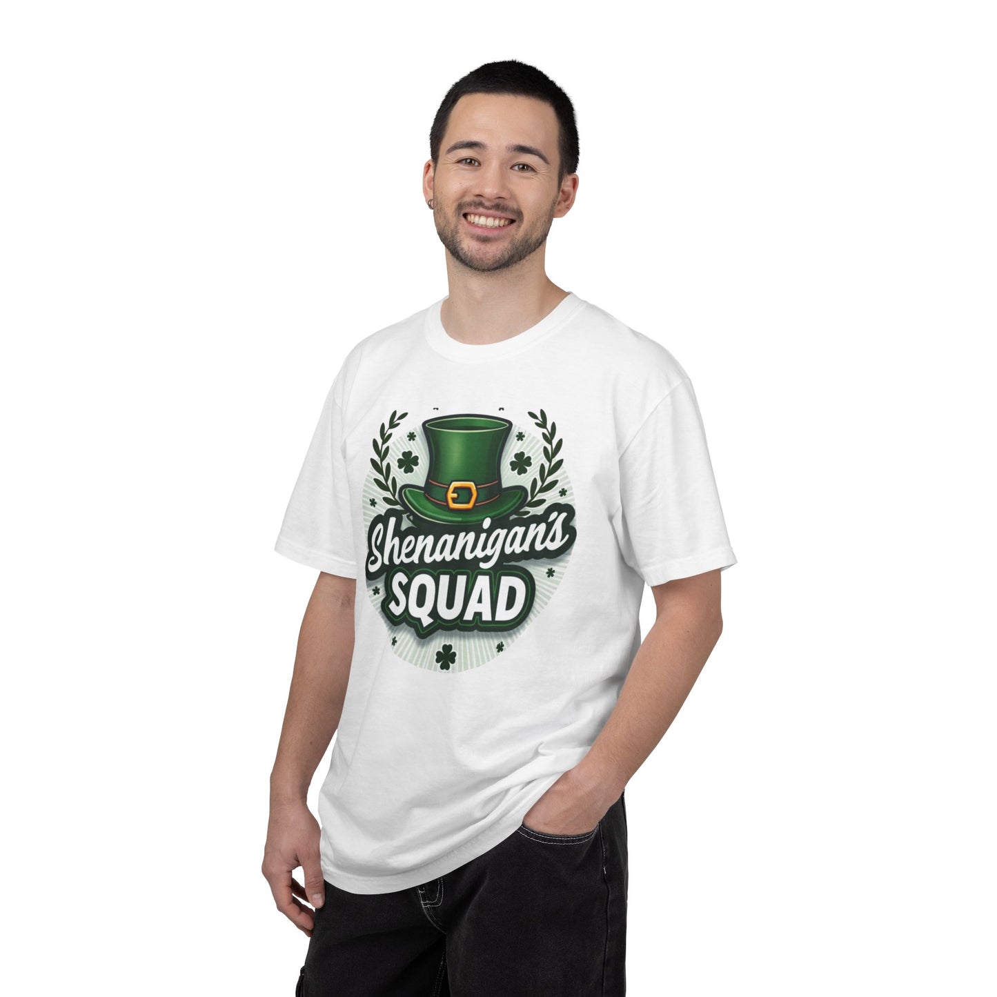 Shenanigan’s Squad T-Shirt — St. Patrick’s Day Leprechaun Hat Tee