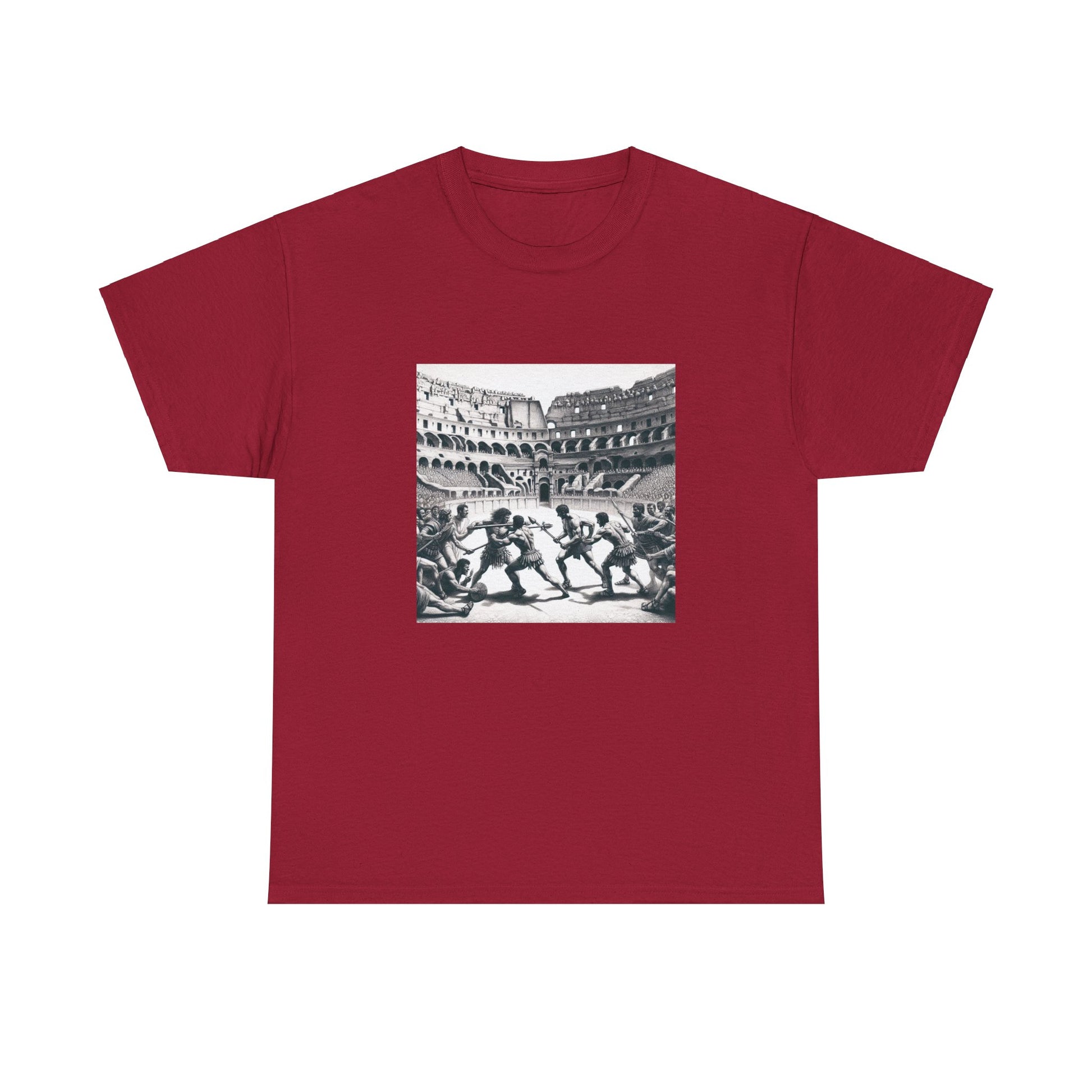 Gladiator, fight Unisex Heavy Cotton Tee - Psychonaut Swag