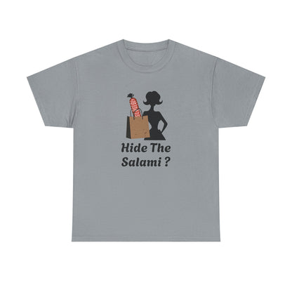 Hide the Salami Tee, Unisex Heavy Cotton Tee - Psychonaut Swag