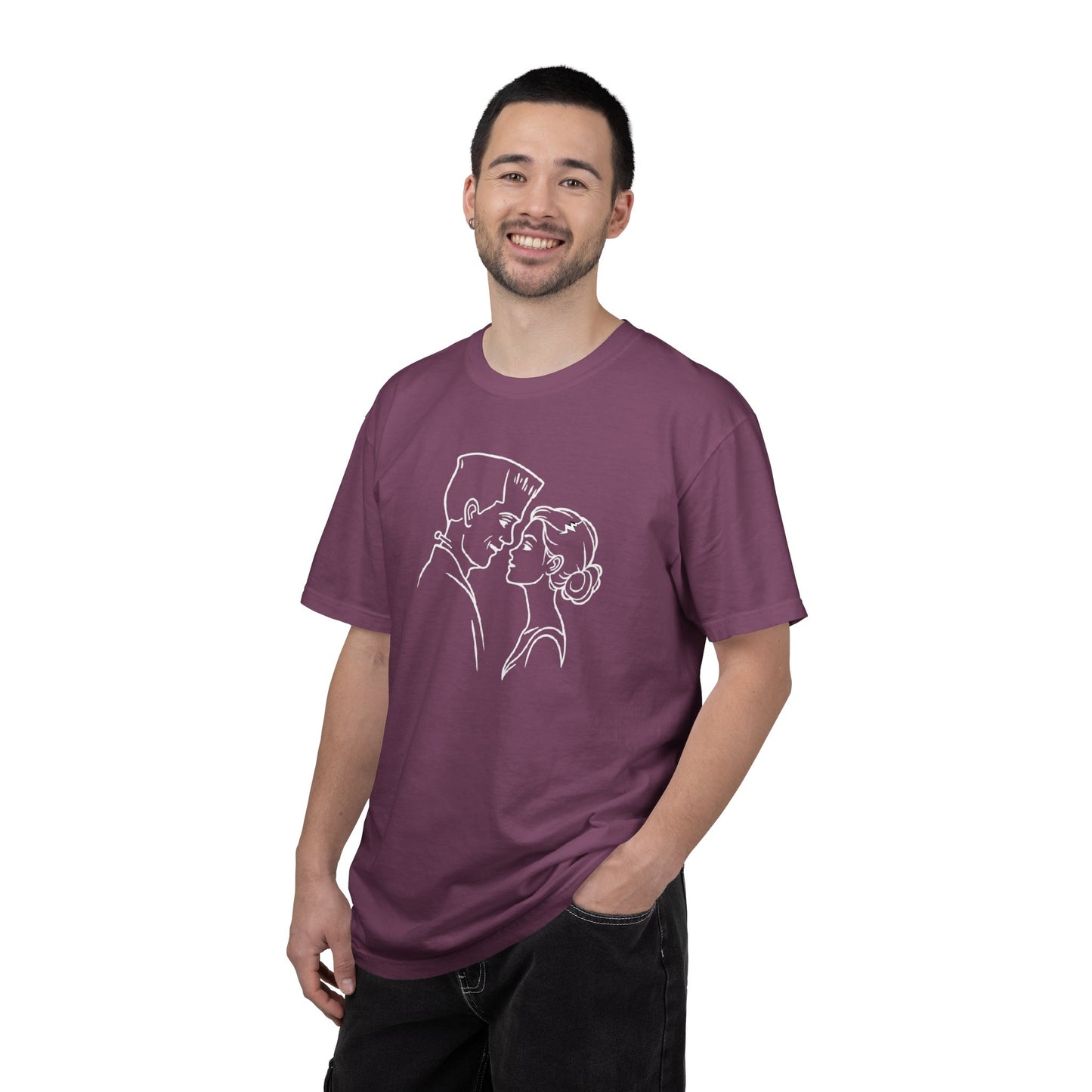 A Marriage So Strong it’s Scary Tee – Minimal Romantic Graphic T-Shirt
