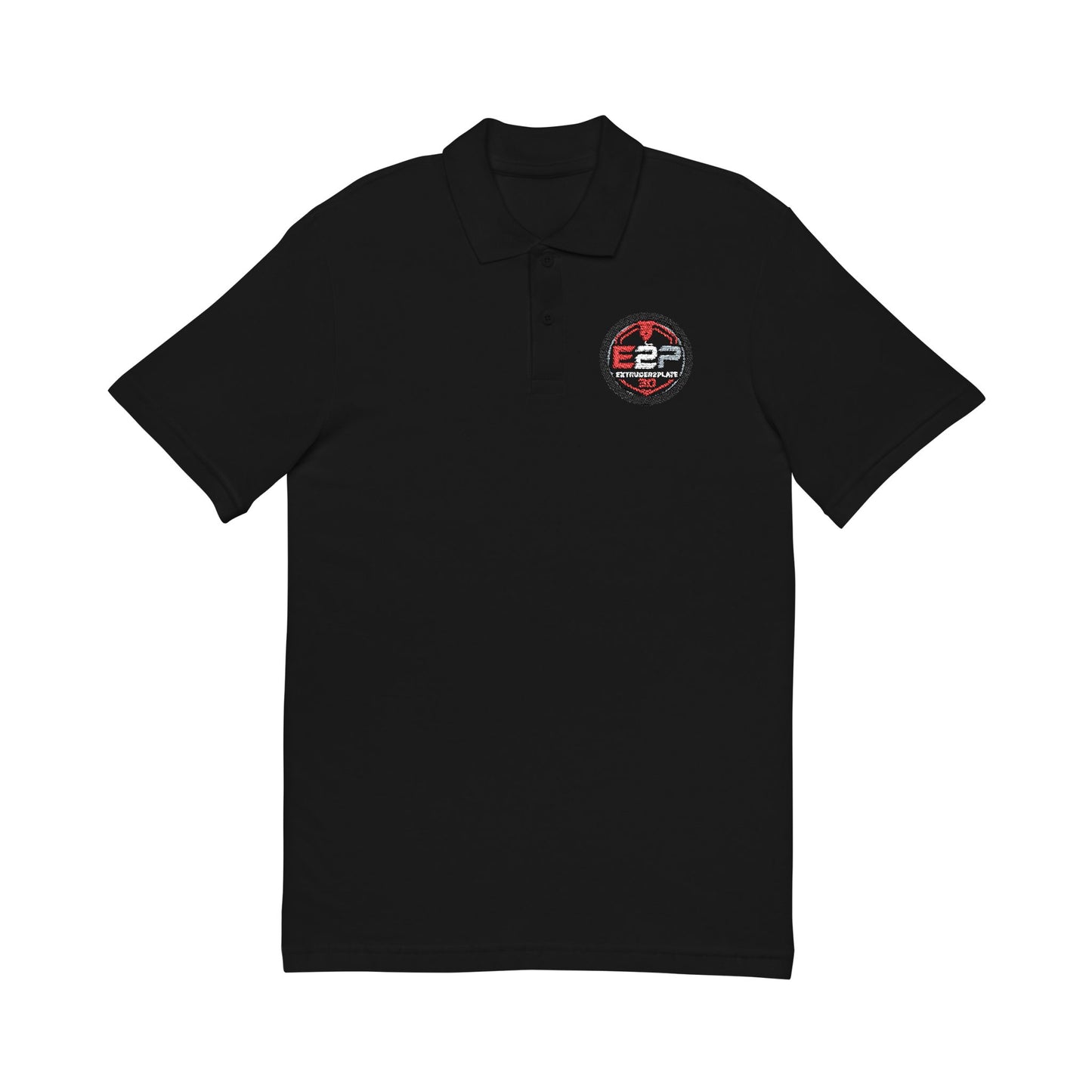Extruder2plate, Unisex Pique Polo Shirt (Embroidery)
