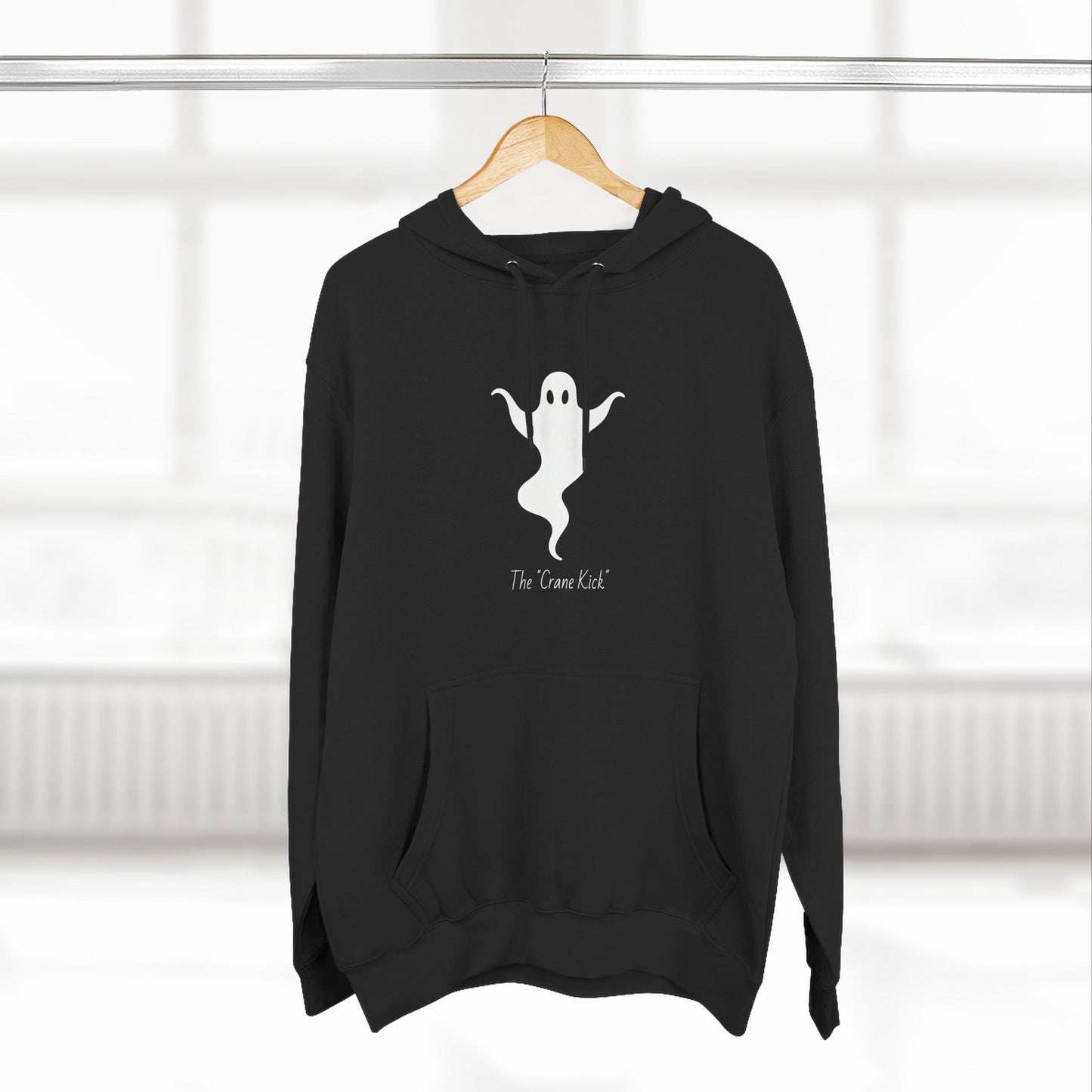 Ghost “Crane Kick” - Cute Halloween Pullover