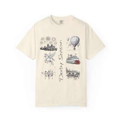 Derby Season T-Shirt — Horse Racing & Balloon Glow Festival Tee