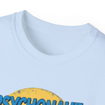 Psychonaut Evolution of Man Sunset, Unisex Tee, Retro Graphic T-Shirt, Music Festival Attire, Gift for Gamers, Casual Streetwear