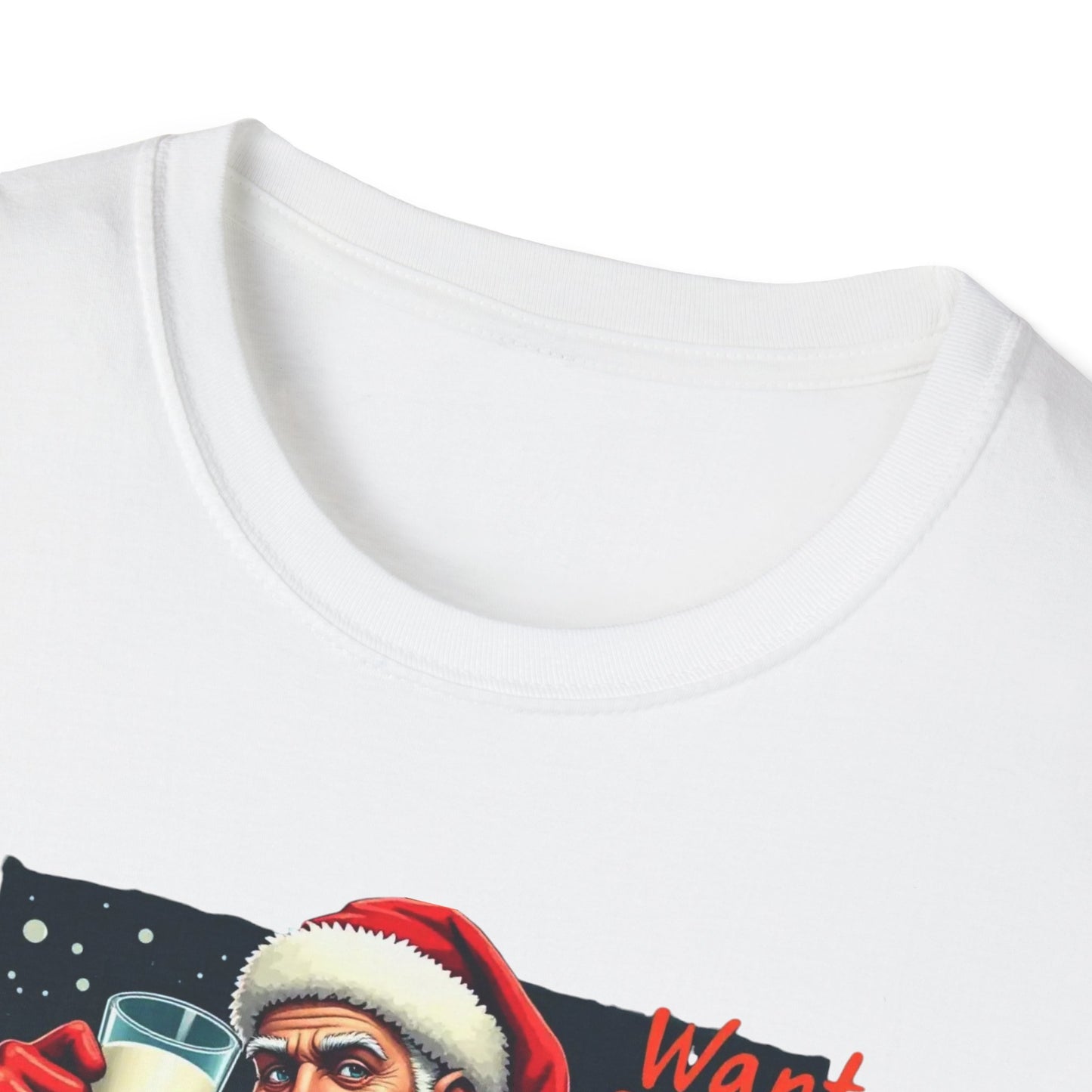 Santa Post-Workout Milk T-Shirt