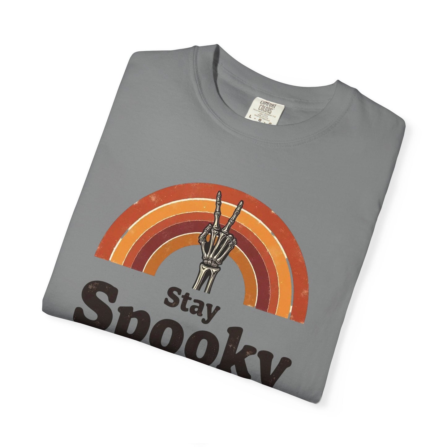 Stay Spooky Always T-Shirt — Retro Rainbow Halloween Tee