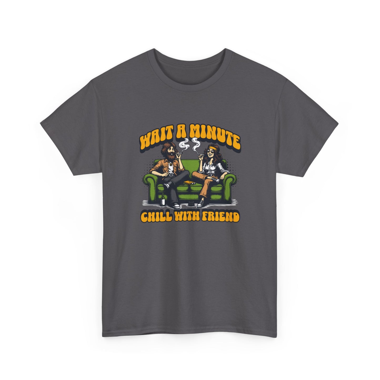 Chill with friends, Unisex Heavy Cotton Tee