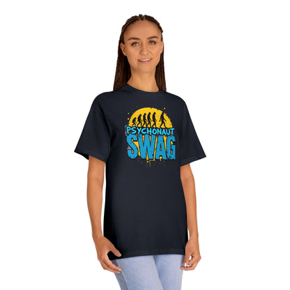 Psycho Swag Unisex Classic Tee - Trendy Graphic T-Shirt for Gamers & Psychonauts, Quirky Gift, Casual Wear, Unique Fashion - Psychonaut Swag